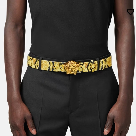 Versace La Medusa Leather Belt - Picture 12 of 13
